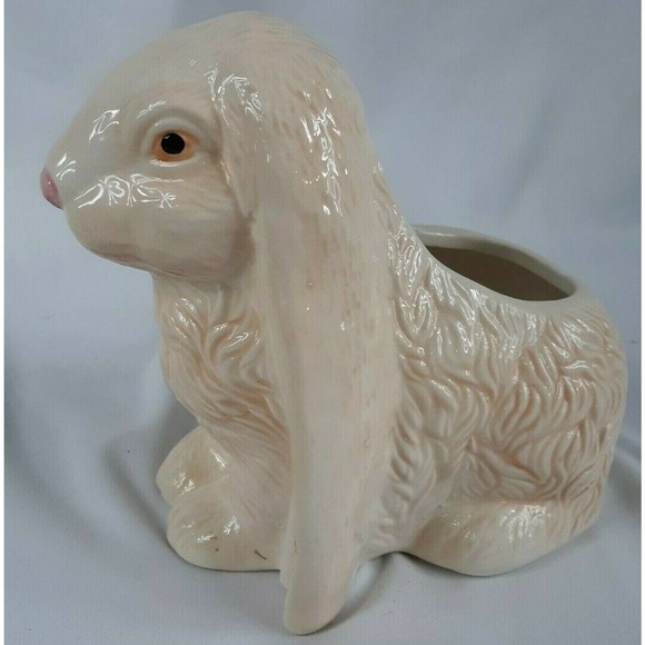 Ceramic Bunny Planter - Picture 4 of 4
